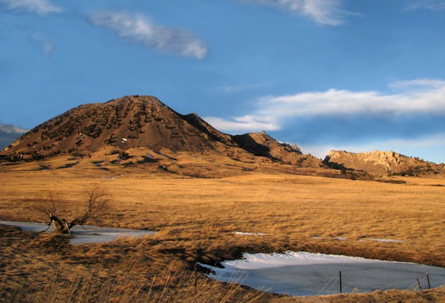 Bear Butte in Winter