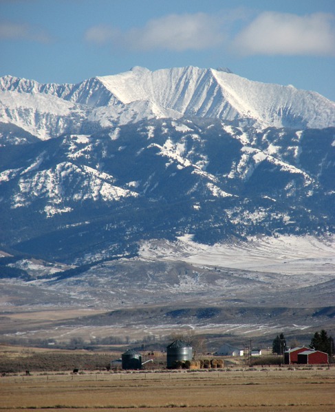 First View of the Crazy Mountains