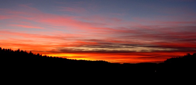 Sunset on the Northern Cheyenne Indian Reservation, MT