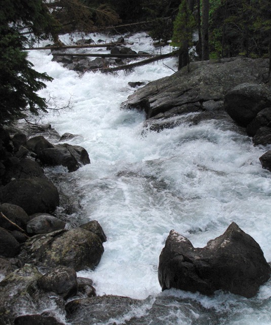 Lake Creek Cascade Below the Falls