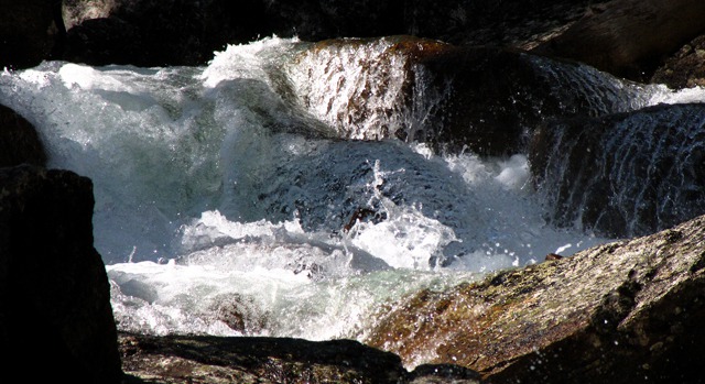 Short Plunge Falls in the Canyon