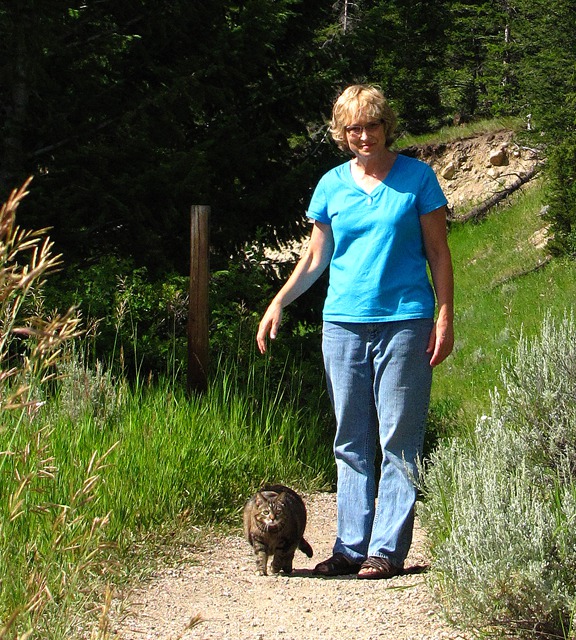 Coming Back to the Car from Lake Creek Cascade