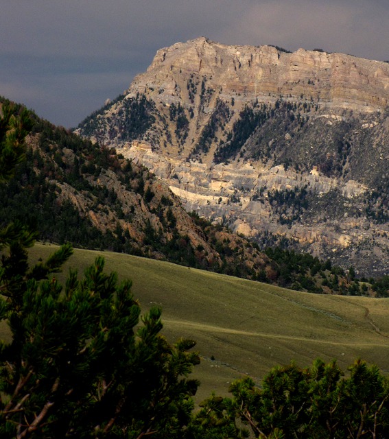 Dillworth Bench and Bald Peak to the North of the Clark's Fork