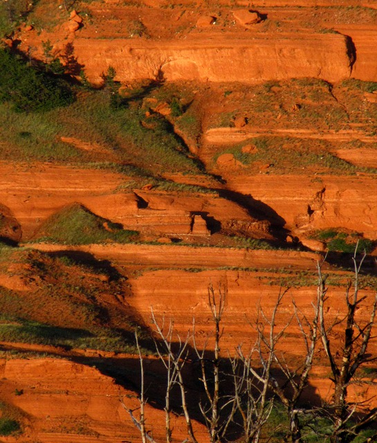 Sunset on the Side Wall of Dead Indian Hill