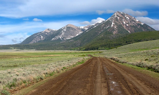 Looking Back Toward Red Rock Pass from Valley