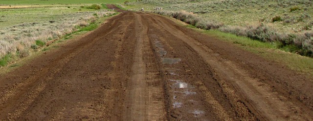 Old Stage Route Road Over Red Rock Pass