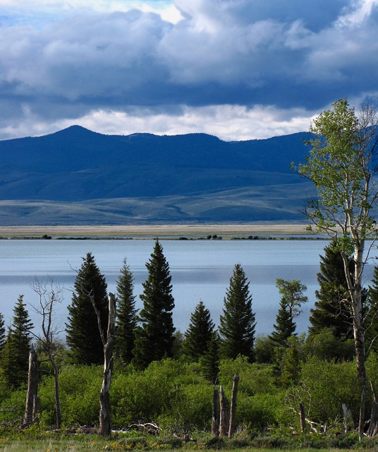 Lower Red Rock Lake with Gravely Range in Background