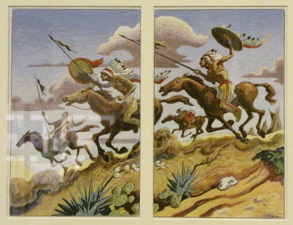 1925 Thomas Hart Benton Watercolor