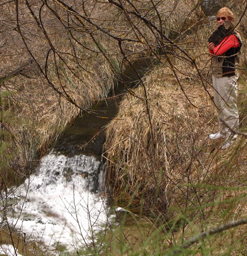Louise and Furry Purry on Chases the Woman Creek