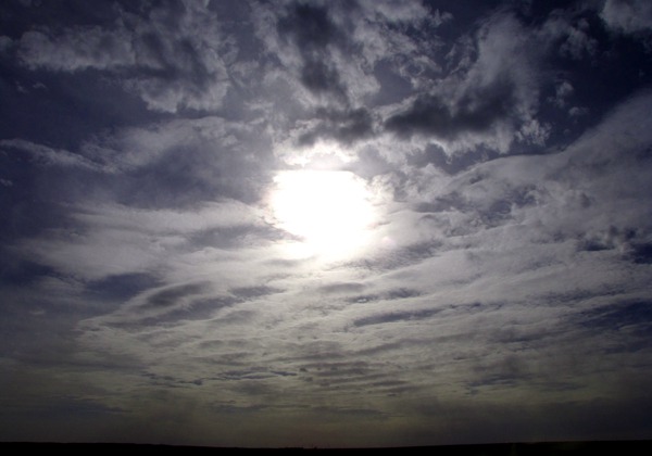 Sun Heads for Horizon