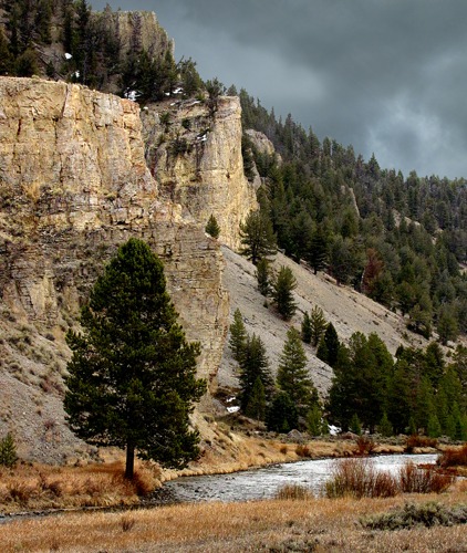 Gallatin River and Limestone Spires