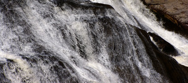Gibbon Falls Starts the Plunge