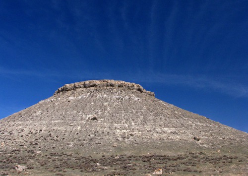 Mesa with Clouds Streaks