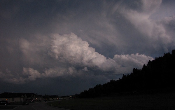 The Storm Rolls Over the Mountain