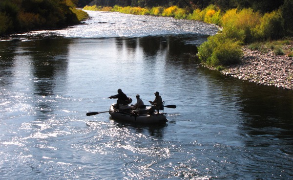 Drift Boat on the Blackfoot