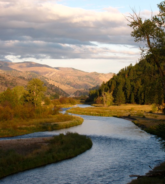 Last Light on the Clark Fork