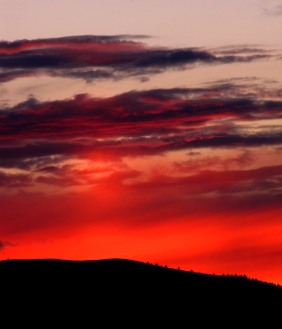 Sunset Near Deer Lodge