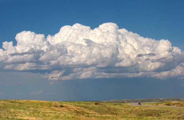 Big Thunderhead and Tiny Car