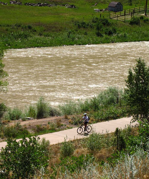 Biking Glenwood Canyon