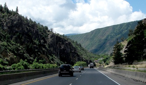 Entering Glenwood Springs