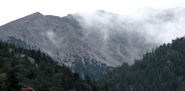Clouds Shroud Mt Sopris North of Redstone
