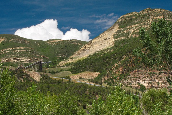 Coal Sluicing Operation on CO HWY 92 to Delta CO