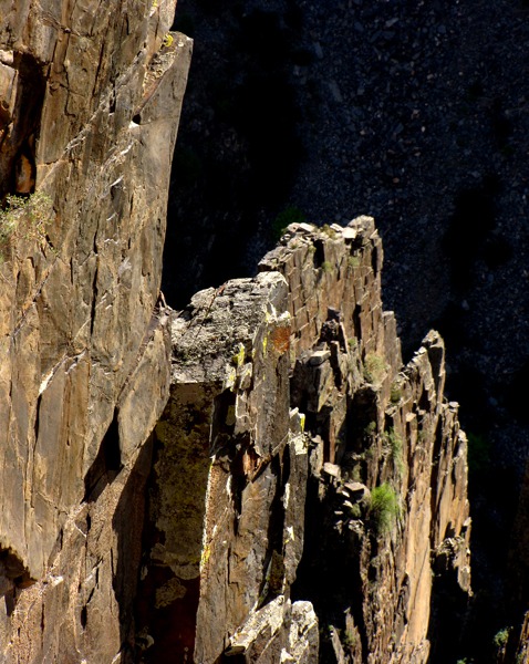 Sheet Spires at Sundown in Black Canyon of the Gunnison National Park CO