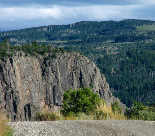 Drive Along North Rim in Black Canyon of the Gunnison National Park CO