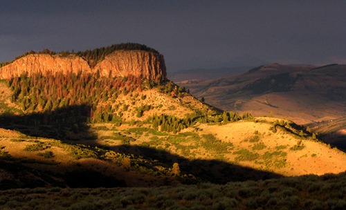 Black Mesa At Sundown