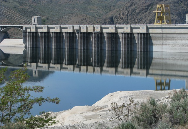 Back of Dam from Upstream Side