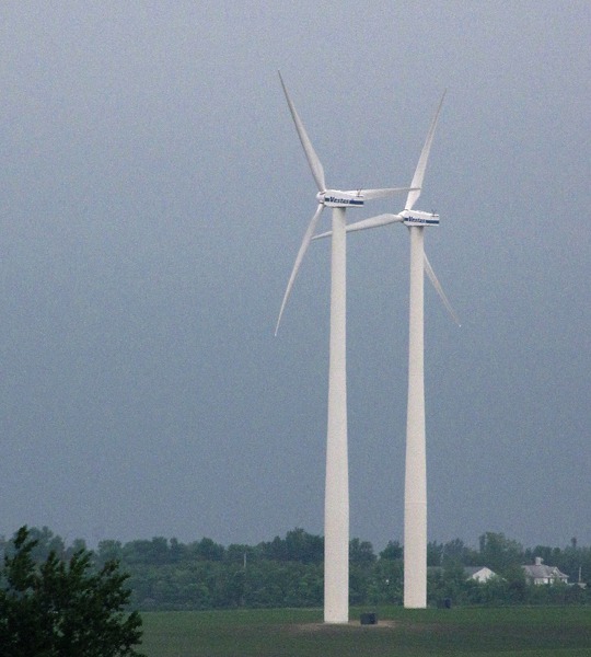 Wind Turbines Near the Border