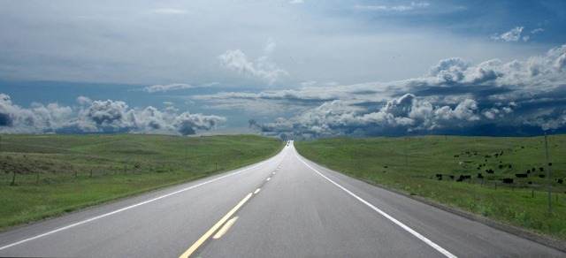 Onto the Plains on US HWY 14