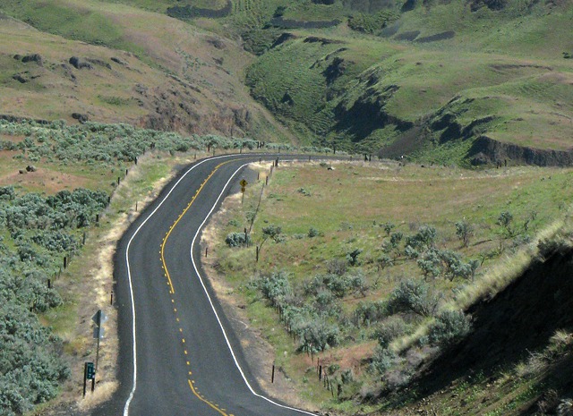 Down a Palouse Hill
