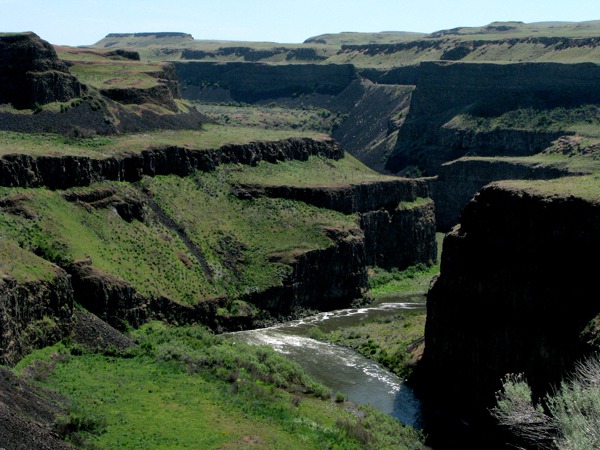 River Canyon Below the Falls