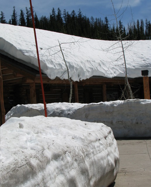 Snow at Visitor's Center