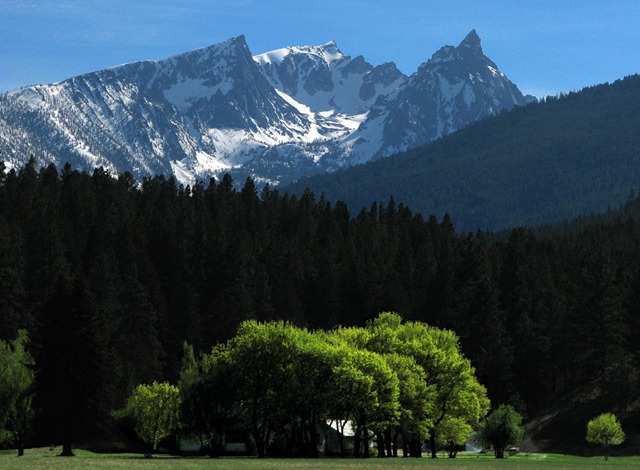 Trapper Peak from Bitterroot Valley