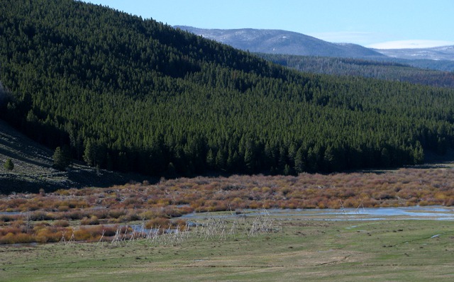 Site Of Chief Joseph's Camp at Bighole Battlefield