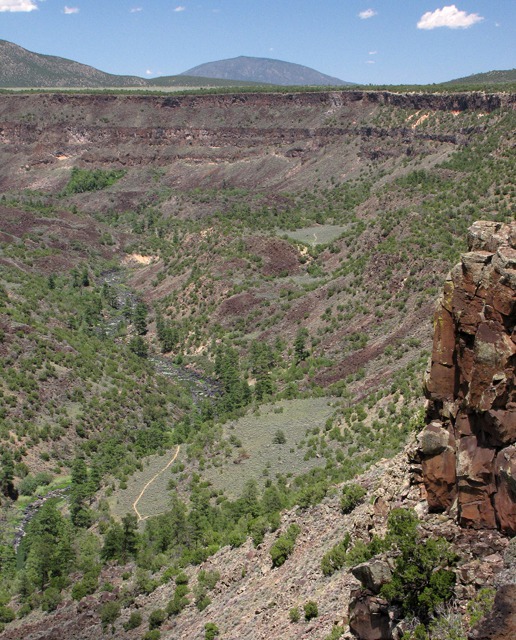 Looking Upstream into Rio Grande Gorge
