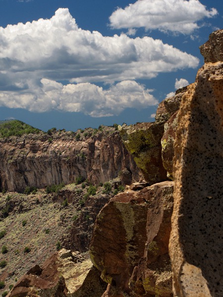 Detail of the Rio Grande Gorge Rim