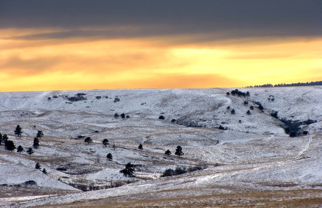 December Evening Sunset