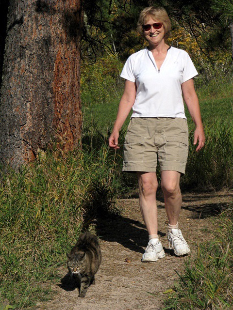 Furry Purry Strides Out Around Cook Lake