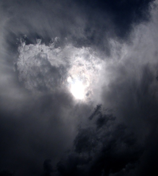 Storm Swirl Engulfs Sun
