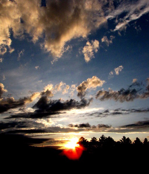 Sundown in the Black Hills National Forest SD