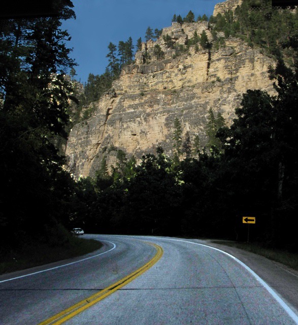Back Down Spearish Canyon at Dusk