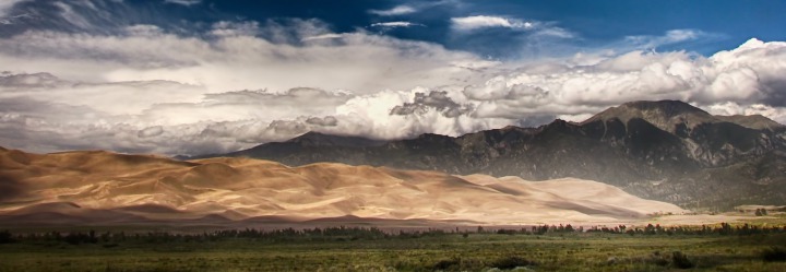 Sweep of Sand Dunes 