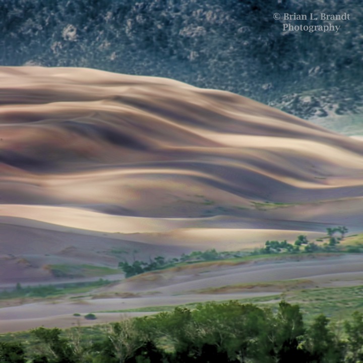 The Sculpted Flow of a Dune End