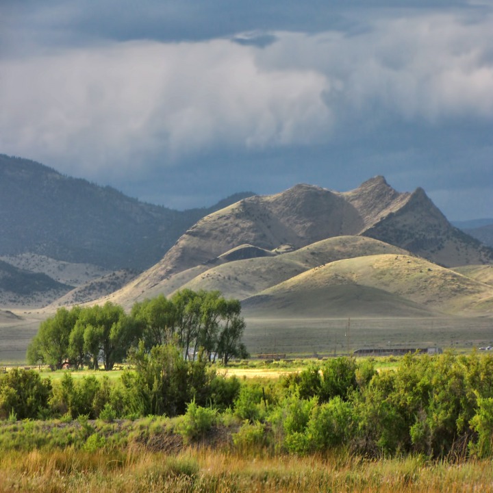 Sculpted Mound at the North End of the San Luis Valley CO