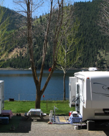 At Lake Conconully WA